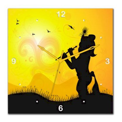 Gloob Krishna Wall Clock Sticker GL672DE42PGJINDFUR