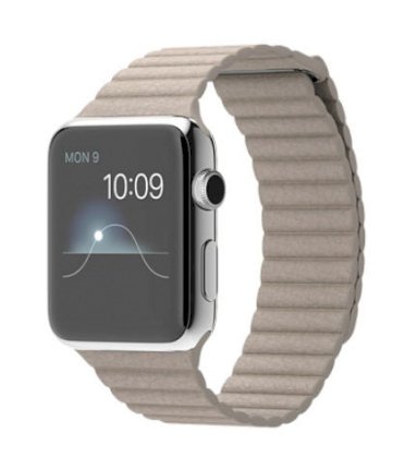 Đồng hồ thông minh Apple Watch 42mm Stainless Steel Case with Stone Leather Loop