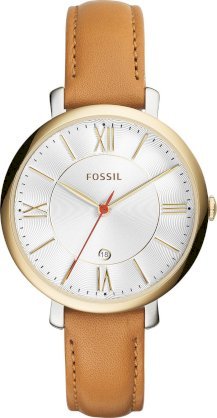 Fossil Women's Jacqueline Tan Leather Watch 36mm 65149