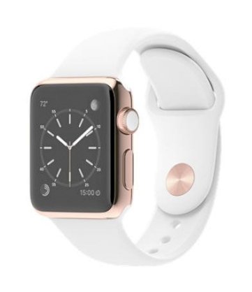 Đồng hồ thông minh Apple Watch Edition 38mm 18-Karat Rose Gold Case with White Sport Band