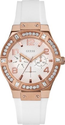 GUESS Women's White Silicone 39mm 59278