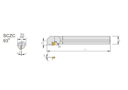 Cán dao tiện trong Marox S12M-SCZCR/L06