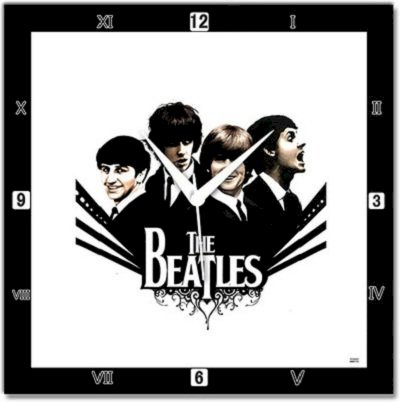  Shoprock The Beatles Analog Wall Clock (Black) 