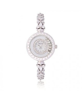 Đồng hồ nữ lắc tay Royal Crown RC9201-M2/4530F - Mặt đá xoay (Silver)