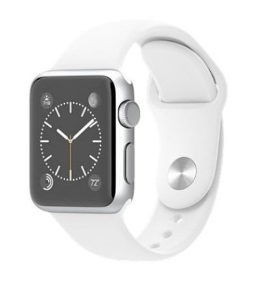 Đồng hồ thông minh Apple Watch Sport 42mm Silver Aluminum Case with White Sport Band