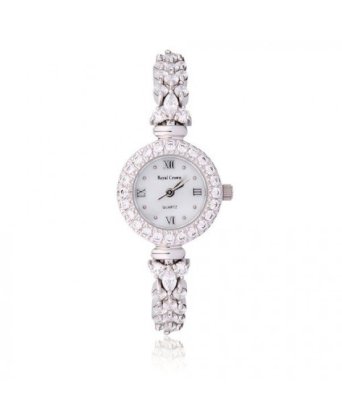 Đồng hồ nữ lắc tay Royal Crown RC9201-M2/4510F - Mặt tròn (Silver)