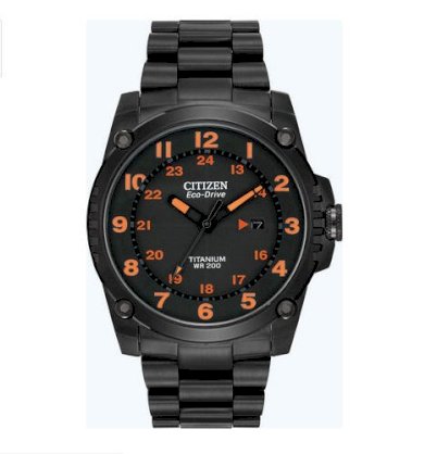 Citizen Men's Eco-Drive Shock-Proof Titanium Watch, 43mm  63396