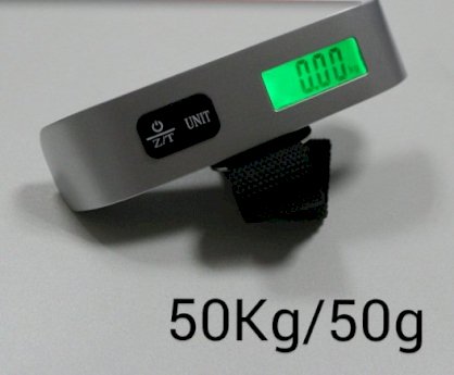 Cân điện tử cầm tay móc hành lý Unit 50Kg/0.5Kg