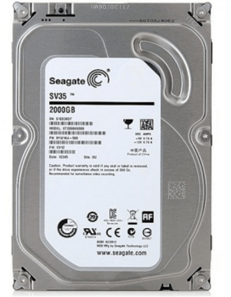 SEAGATE SV35 SERIES (ST2000VX000) - 2TB - 64MB Cache - 7200 RPM - SATA 6.0Gb/s