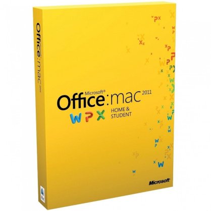 Microsoft Office Mac Home Student 2011 English DVD 1PK (O1M-GZA-00272)