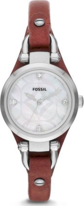 Fossil Women's Georgia Mother Of Pearl Watch 26mm 64978