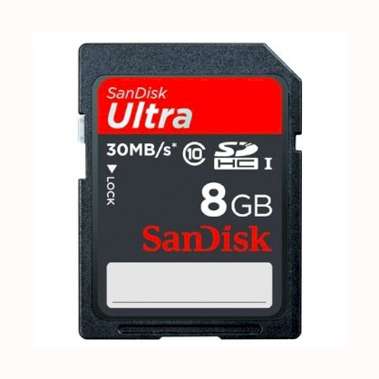 Thẻ nhớ Sandisk SDHC Ultra 8GB 200x (Class 10)