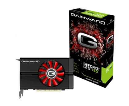 Gainward GeForce GTX 750 2GB (Nvidia GeForce GTX 750, 2048MB GDDR5, 128 bit, PCI-Express 3.0 x 16)