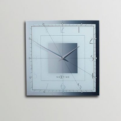 NeXtime Fancy Square Wall Clock NE552DE94ELDINDFUR