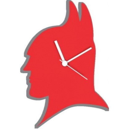 Fab Time Red Super Hero Wall Clock FA116DE28SYXINDFUR