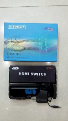 Bộ chuyển tín hiệu HDMI ( 5 In - 1 Out ) EKL