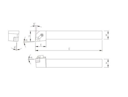 Cán dao tiện ngoài Marox MCLNL-3225P12