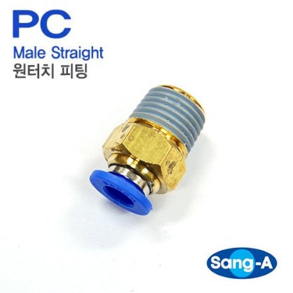 Đầu nối thẳng Sang-A PC04M5 ống phi 4 ren M5