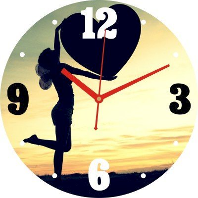 Onatto Heart In Hands. Analog Wall Clock