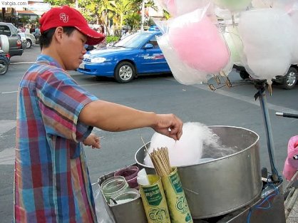 Máy làm kẹo bông gòn gas