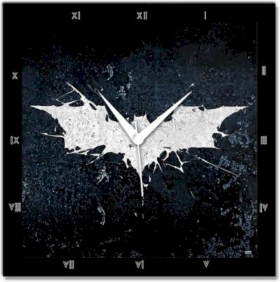  Shoprock Batman Logo Analog Wall Clock (Black) 