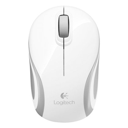 Chuột quang không dây Logitech M187 (Trắng)