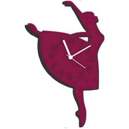 Fab Time Lilac Ballet Dance Wall Clock FA116DE42SYJINDFUR