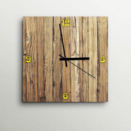 ArtEdge Wooden Plank Wall Clock GA420DE37FVYINDFUR