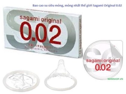 Bao cao su cao cấp siêu mỏng sagami (mã số C012)
