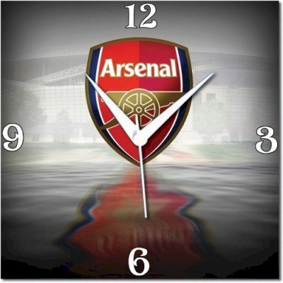  WebPlaza Arsenal Analog Wall Clock (Multicolor) 
