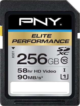 PNY Elite Performance SDXC 256GB 90Mb/s