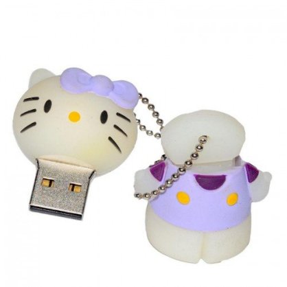 USB Ramos Hello Kitty 8GB (Trắng viền tím)