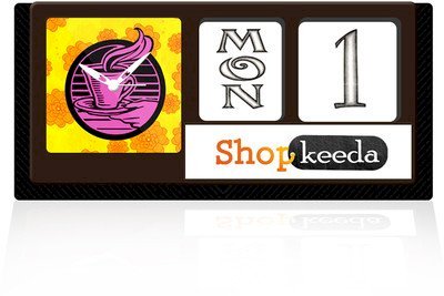 Shopkeeda SKTCD0027 Analog Clock (Pink, Black, Yellow)