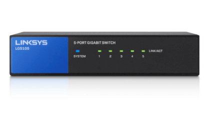 Linksys LGS105 5-Port Desktop Gigabit Switch