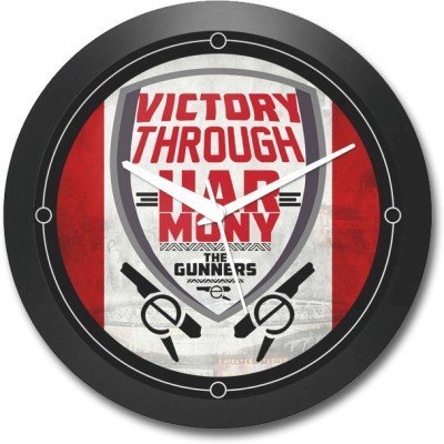 Shop Mantra Arsenal The Gunners Victory Round Clock Analog Wall Clock (Black)