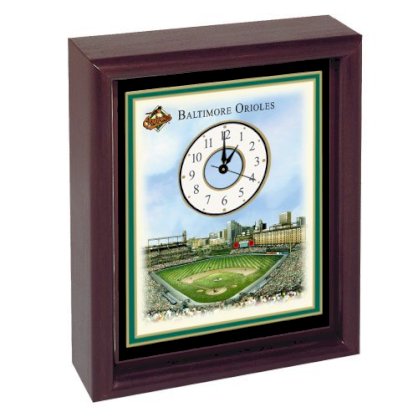 Baltimore Orioles Camden Yards Stadium Colorprint Desk Clock