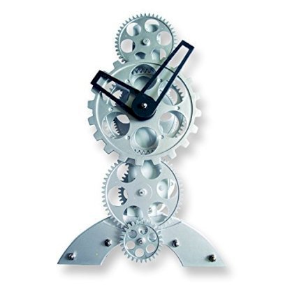 Moving-Gear Desktop Clock