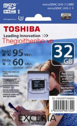 Toshiba Exceria MicroSDHC 32GB 95/60 MB/s