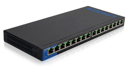 Linksys LGS116P 16-Port Desktop Gigabit PoE Switch