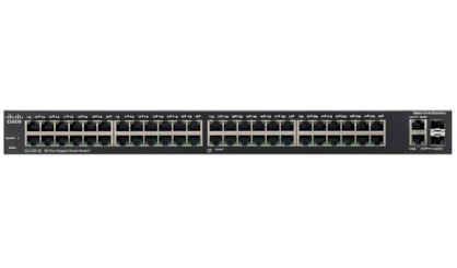 Cisco SLM2048T 48 port 10/100/1000 + 2 Port Gigabit Switch (SG200-50)