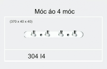 Móc áo Tovashu 304-I4