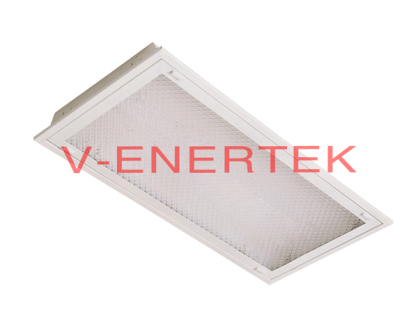 Đèn huỳnh quang T5 2X14W mặt mica, V-ENERTEK NDK-GR214PCT