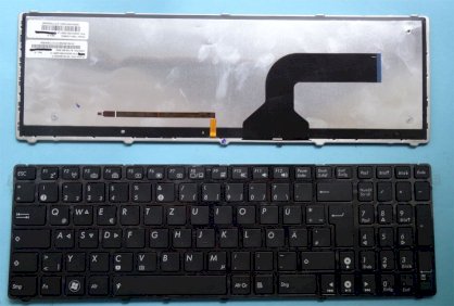 Bàn phím laptop Asus G51 G53 G60 G72 G73 X73 (Có Khung và Đèn)