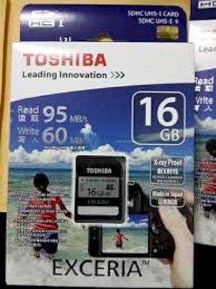 Toshiba Exceria MicroSDHC 16 GB 95/60 MB/s