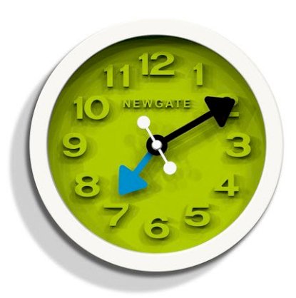 Đồng hồ treo tường Newgate Tic Clock - Pebble White