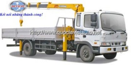 Cho thuê xe tải thùng Hino FG9JPSB 9.4 tấn gắn cẩu Soosan 8,4T/SCS746L