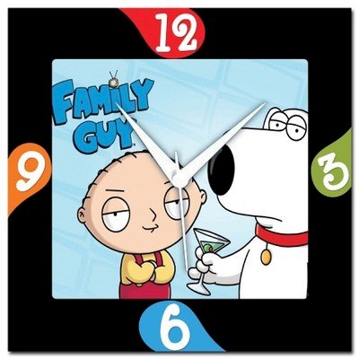 Amore Family Guy 107288 Analog Wall Clock (Multicolor)