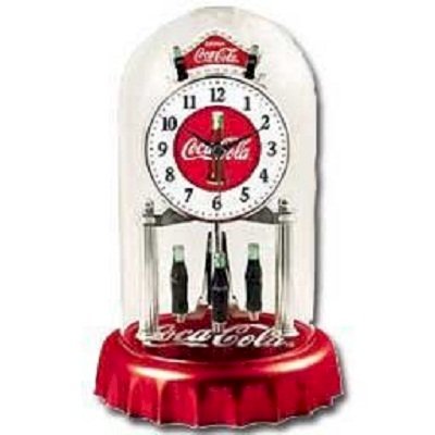 Coca Cola Anniversary Porcelain Dial Bottle Cap Theme Clock