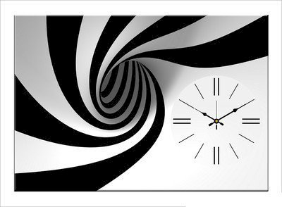 Design O Vista Single Panel - DV1-L-R4088 Analog Wall Clock (Multicolor)