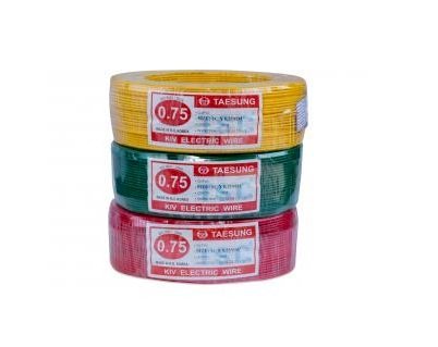 Dây điện đơn mềm Taesung (KIV) 1x0.75